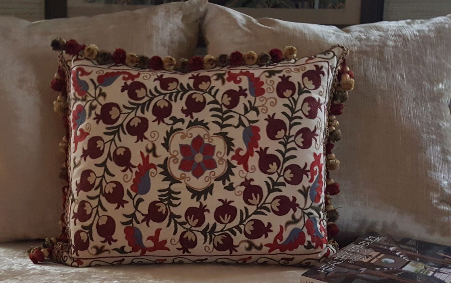 pomegranate pillow